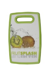 Tosaa Plastic Chopping Board, 25cm, White/Green